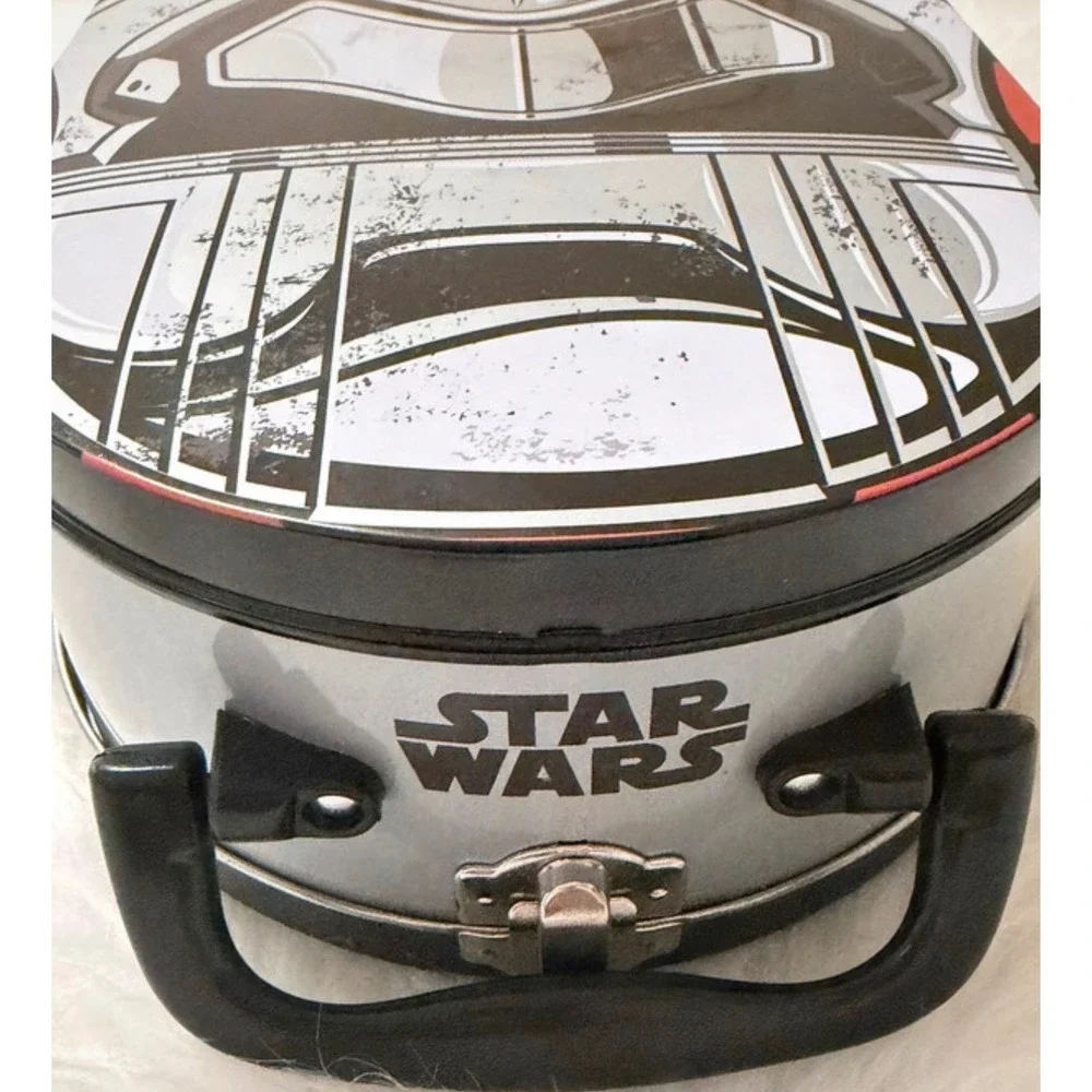 Star Wars Captain Phasma 3D Embossed Tin Lunch Box The Force Awakens Tin Box Co